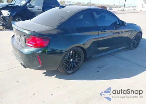 2020 BMW M2 Competition from USA, damaged, VIN WBS2U7C00L7F87714